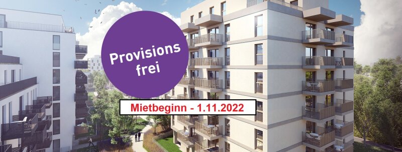 AKTION ! PROVISIONSFREI - Erstbezug Neubau 2-Zimmer-Wohnung inkl hochwertiger Küche, Balkon und Kellerabteil / I3-22