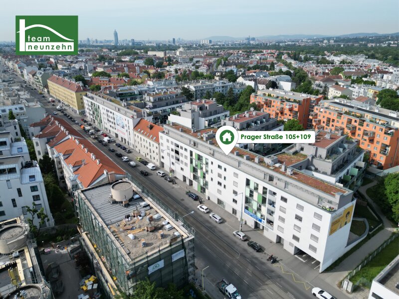 Gartenmaisonette in Hofruhelage entlang der Prager Straße! Straßenbahn, S-Bahn und viele Geschäfte in der Umgebung!