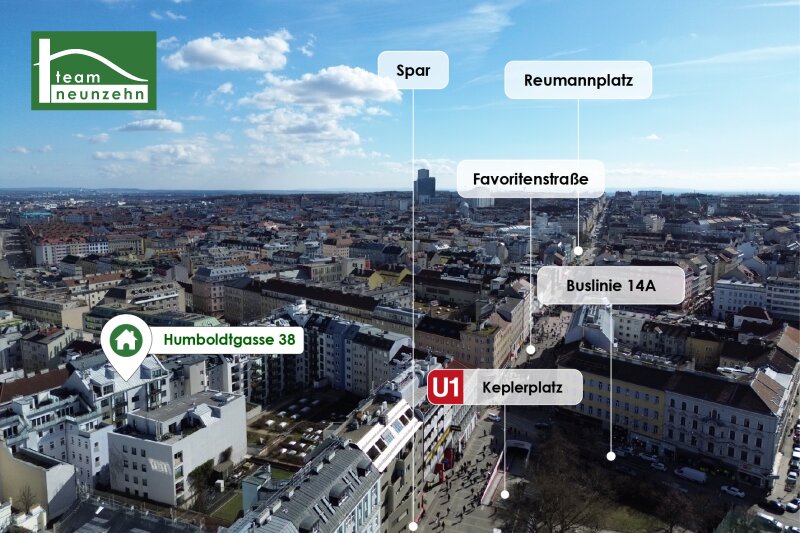 Wohnkomfort in Favoriten mit hervorragender Infrastruktur