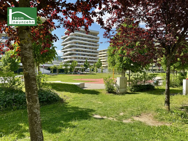 Gut geschnittene 2-Zimmer-Wohnung mit Freifläche in Grünlage! - Wohnen in der Green City!