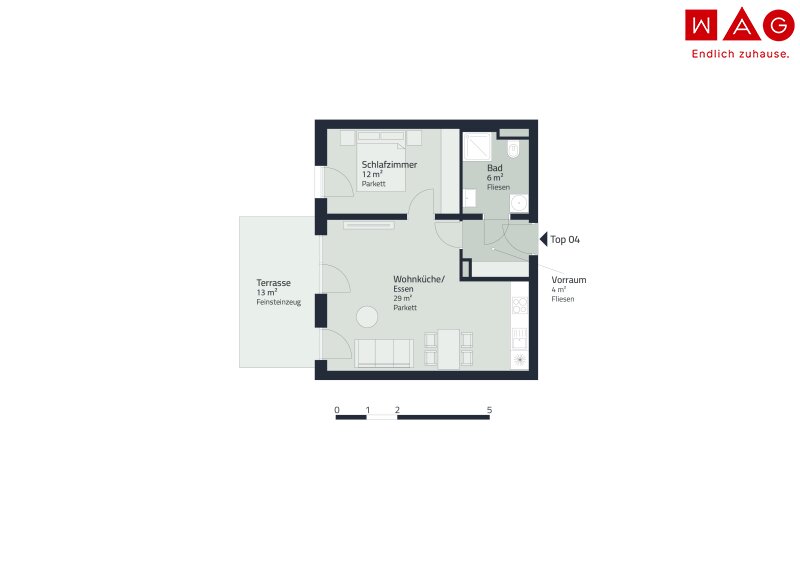 Moderne EG-Wohnung mit Garten ? Erstbezug, Top Ausstattung!