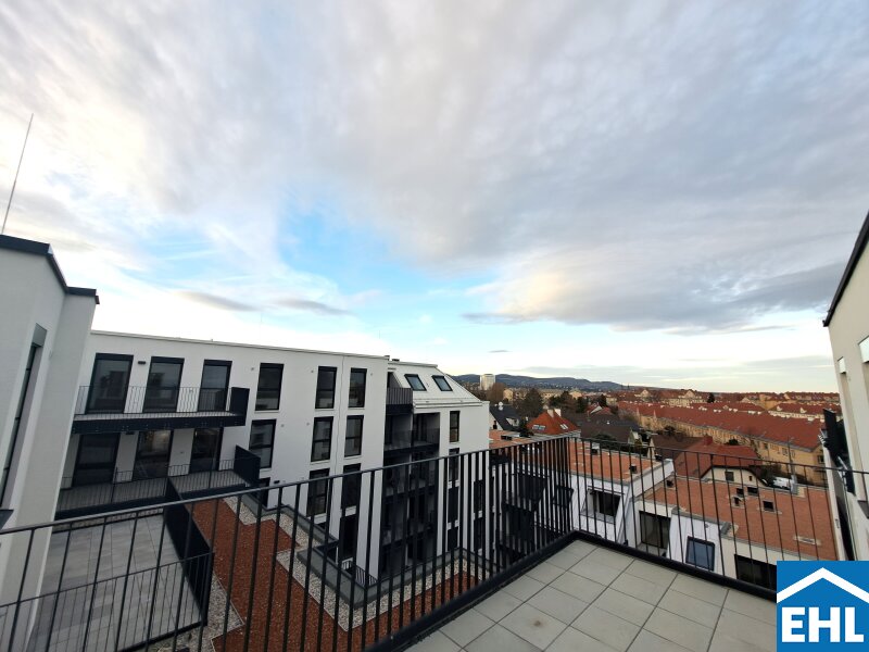 Terrassenwohnung mit Fernblick! Tiefgaragenplatz inklusive!