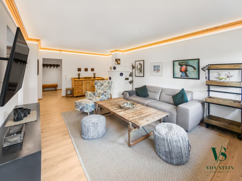 Stilvolle Gartenwohnung in Kitzbühel ? 3 Zimmer, ca. 300 m² Garten & Garage