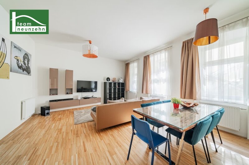 Stadtwohnung: Miete 1 bis 6 Monate - vollmöbliert in absoluter Hofruhelage direkt bei der U-Bahn