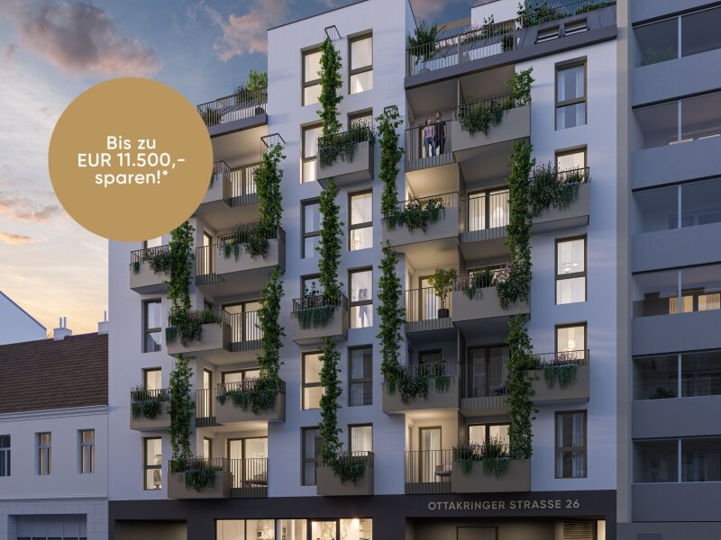 Yppenplatz-Flair trifft Nachhaltigkeit ? 2 Zimmer mit Balkon