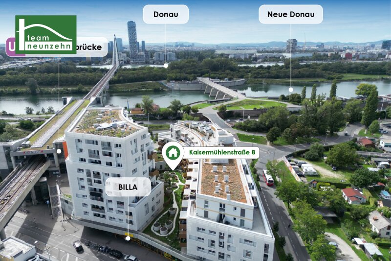 Lichtdurchflutete 2-Zimmer Wohnung bei der Alten Donau - ab 01.07.2026 verfügbar!