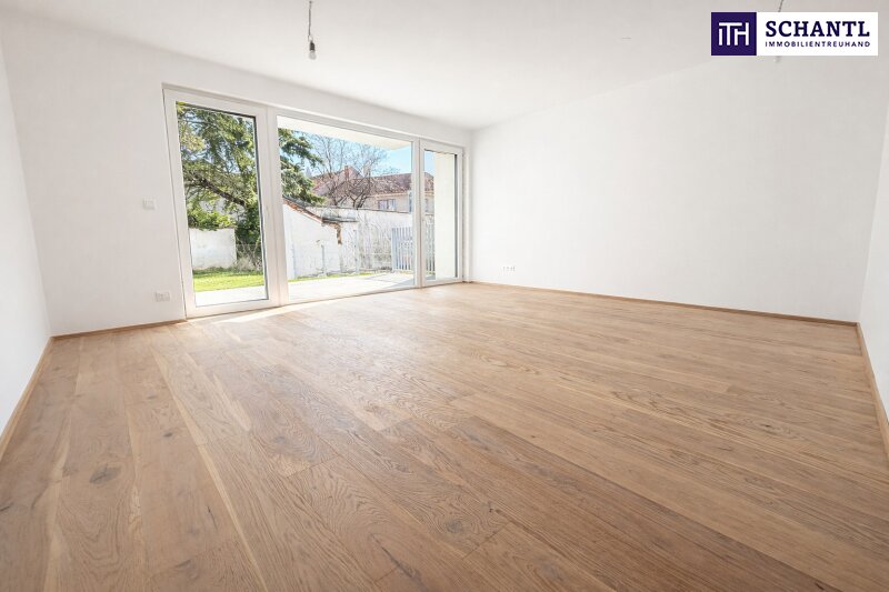 *Frühjahrs-Aktion* Erstbezug mit Terrasse und Eigengarten: Moderne 2-Zimmer-Neubauwohnung mit privater Grünfläche im Herzen von Traiskirchen
