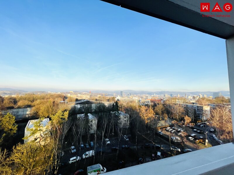 Genießen Sie den Ausblick über Linz!  2-Raum-Wohnung mit Loggia! Erfüllen Sie sich Ihren Traum von der ersten eigenen Wohnung mit praktischem Grundriss!!
