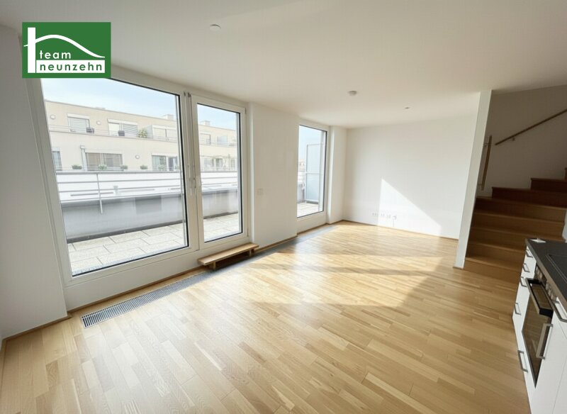 Maisonette mit 3 Terrassen entlang der Prager Straße! Straßenbahn, S-Bahn und Grünflächen in direkter Umgebung!