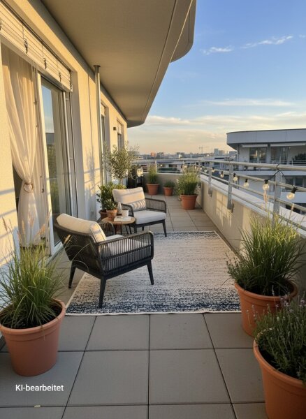 wunderbare Mietwohnung mit großer Terrasse