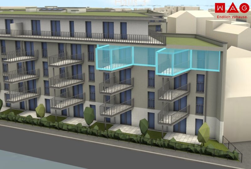 Moderne Familienwohnung mit 2 Balkonen!