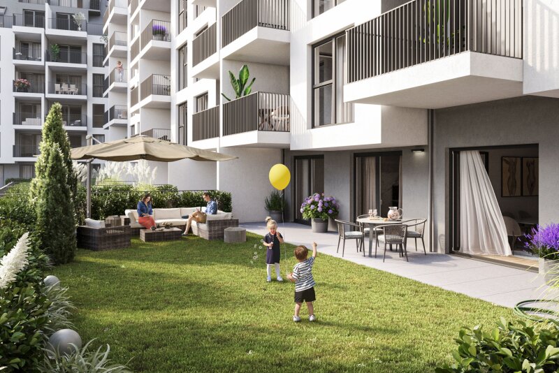 EIN ZUHAUSE FÜR DREI: NEUBAU-GARTENWOHNUNGEN MIT KOMFORT UND FREIRAUM