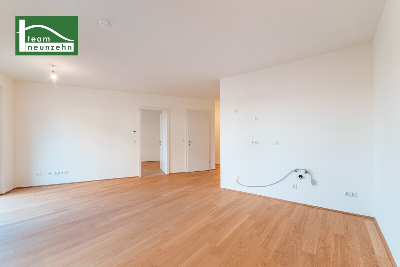 Idyllische 2-Zimmer-Wohnung im energieeffizenten Neubauprojekt Hirschfeld - Naturnah wohnen