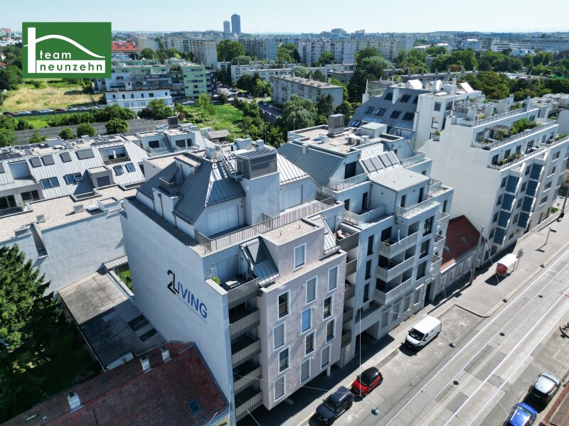 Sie haben es sich verdient .... Neubau im DG mit Terrasse und Küche  in Bestlage - Nähe U1 - Kagraner Platz