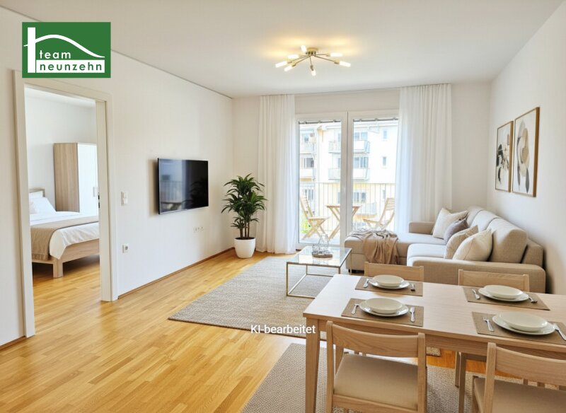 Urban wohnen, grün leben - Moderne 2-Zimmer-Wohnung in zentraler Lage!