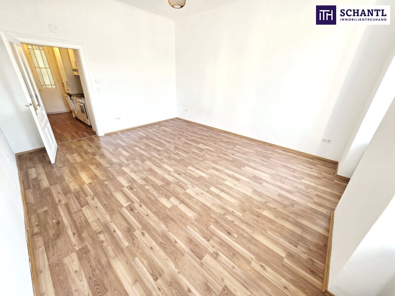 Weniger putzen - mehr leben! Kleinstwohnung mit eingereichtem, großen Balkon! U-Bahn um´s Eck! Ruhige Hoflage in 1030 Wien + Schönes Altbauhaus! Nicht zögern!