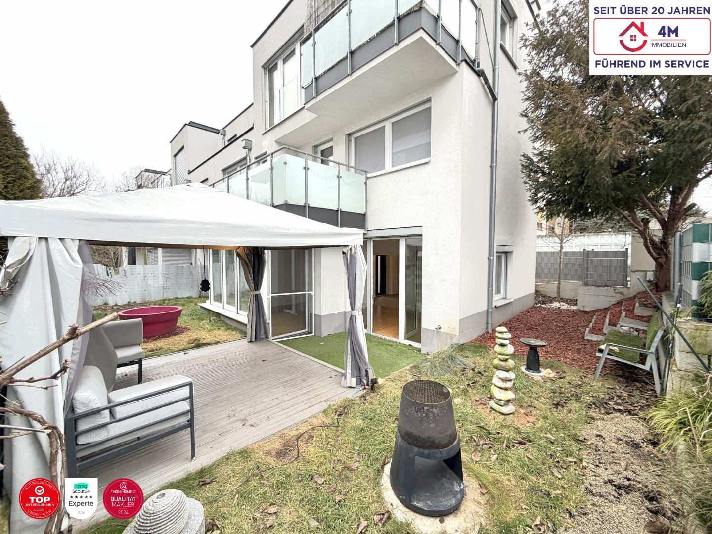 Exklusive moderne 3-stöckige Wohnung in ruhiger Bestlage des 22. Bezirks