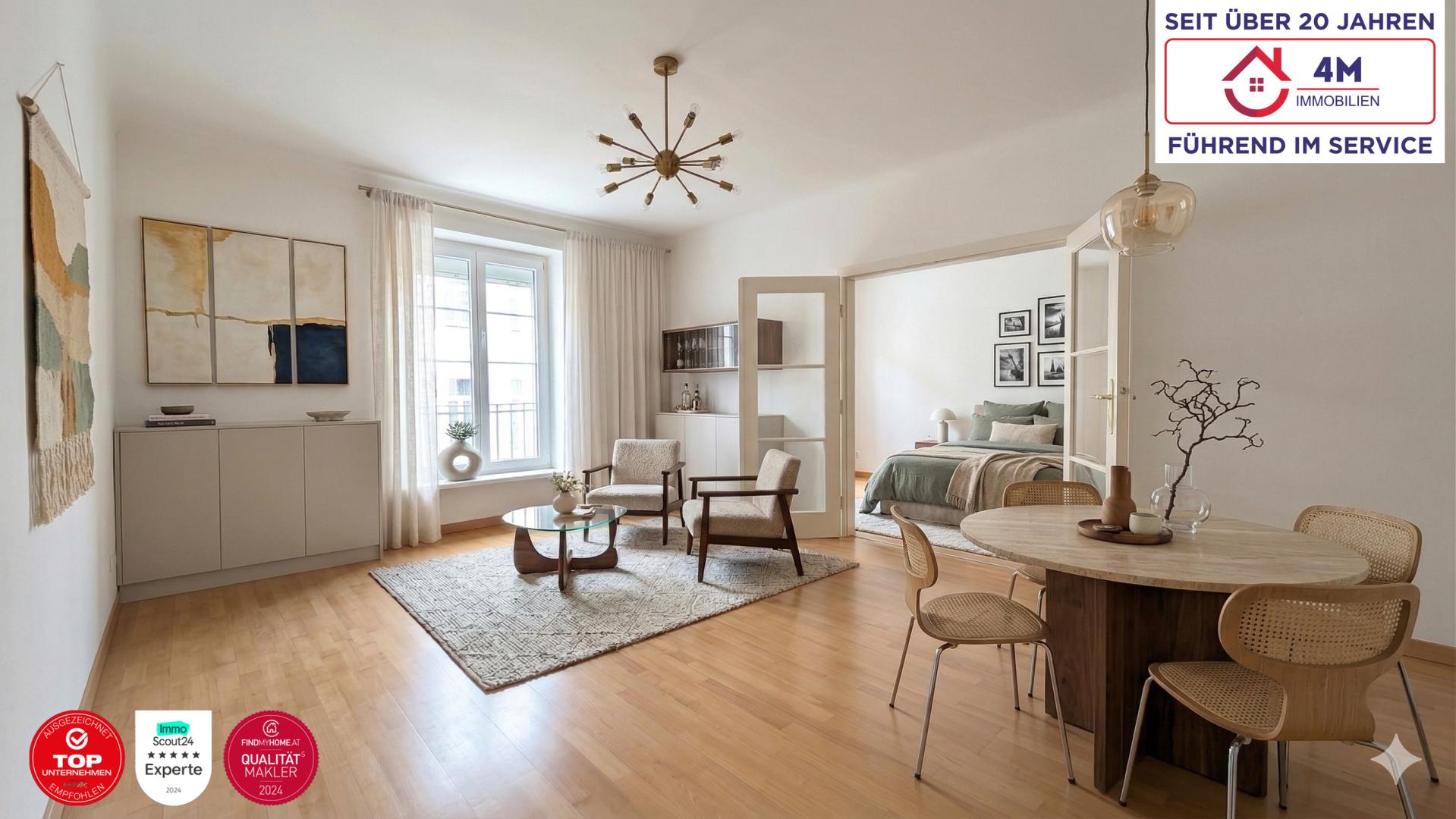 Investoren-Highlight im 5. Bezirk: 48m² Neubau-Wohnung ? Perfekte Raumaufteilung & Wertsteigerungspotenzial durch U2-Ausbau