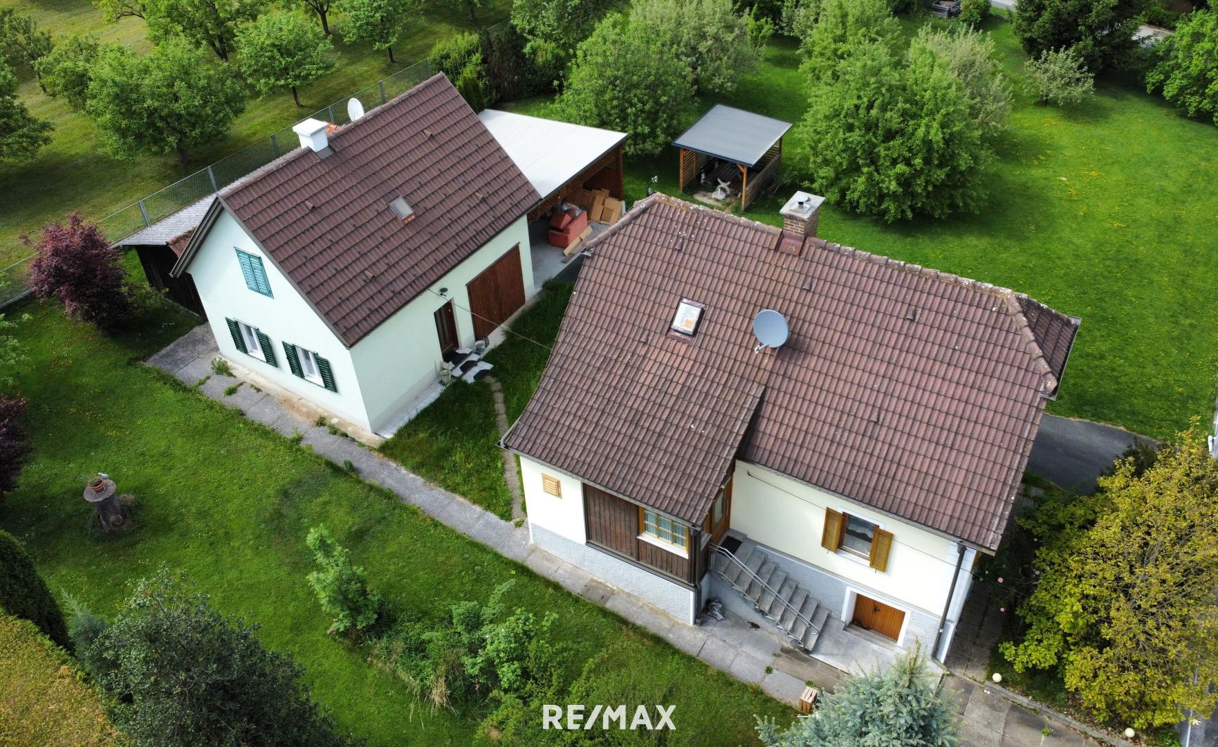 Zwei Häuser ein Preis im malerischen und ruhigen Naturschutzgebiet Pöllau