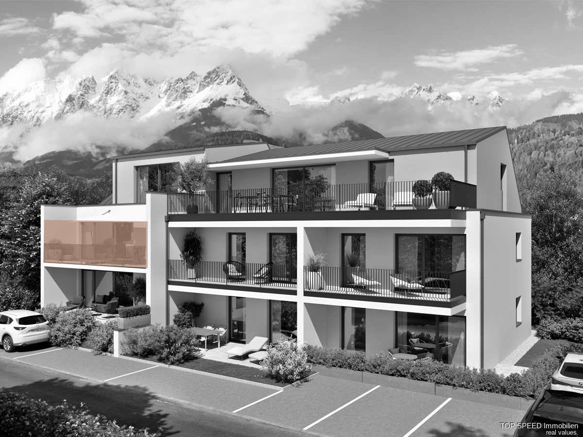 Familientraum: Moderne 4 - Zimmer Wohnung mit Balkon und Garten in Bischofshofen