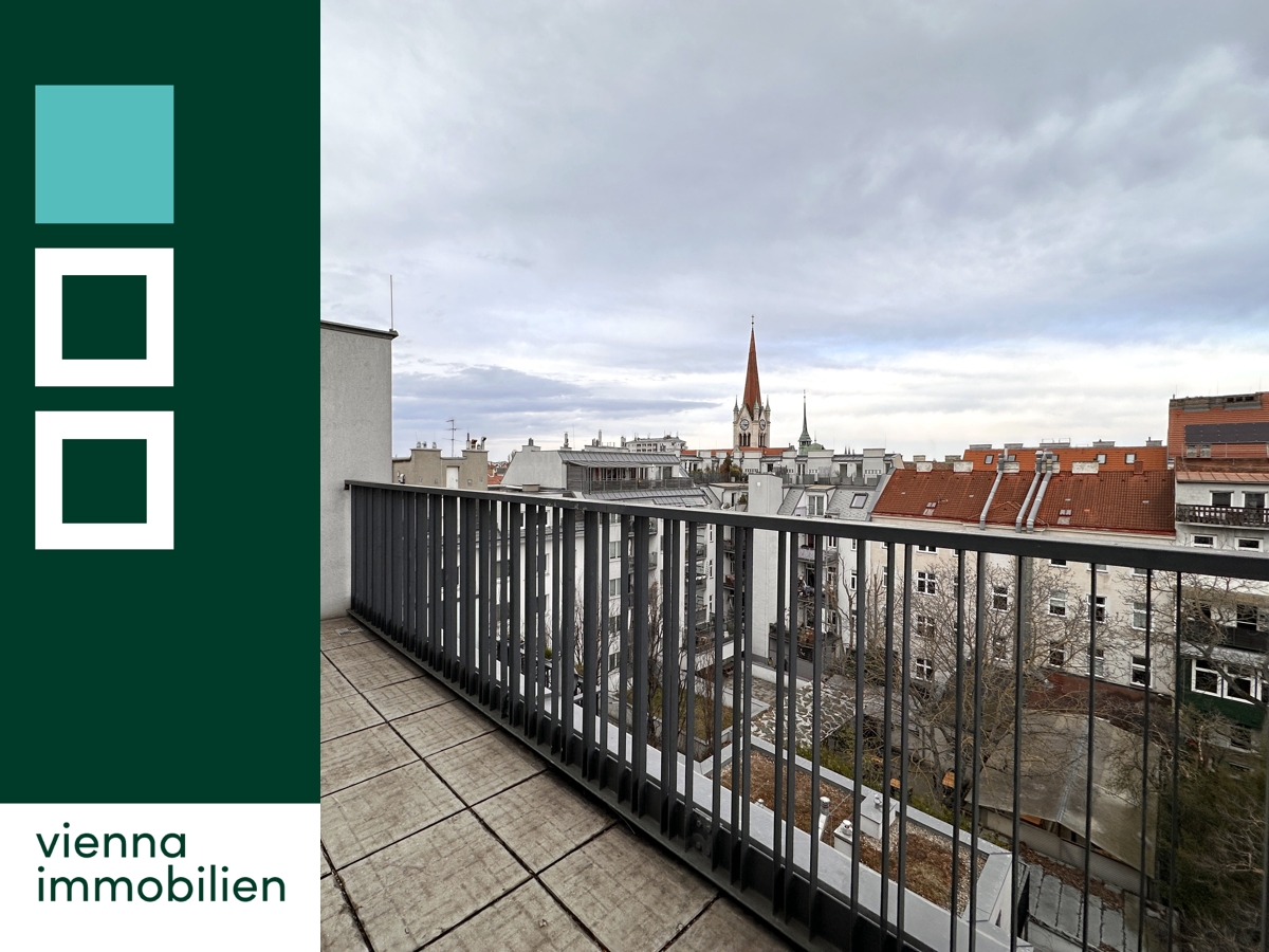 Dachgeschoss-Maisonette mit ruhiger Innenhofterrasse